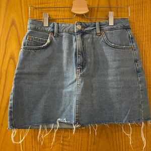 TOPSHOP JEAN SKIRT